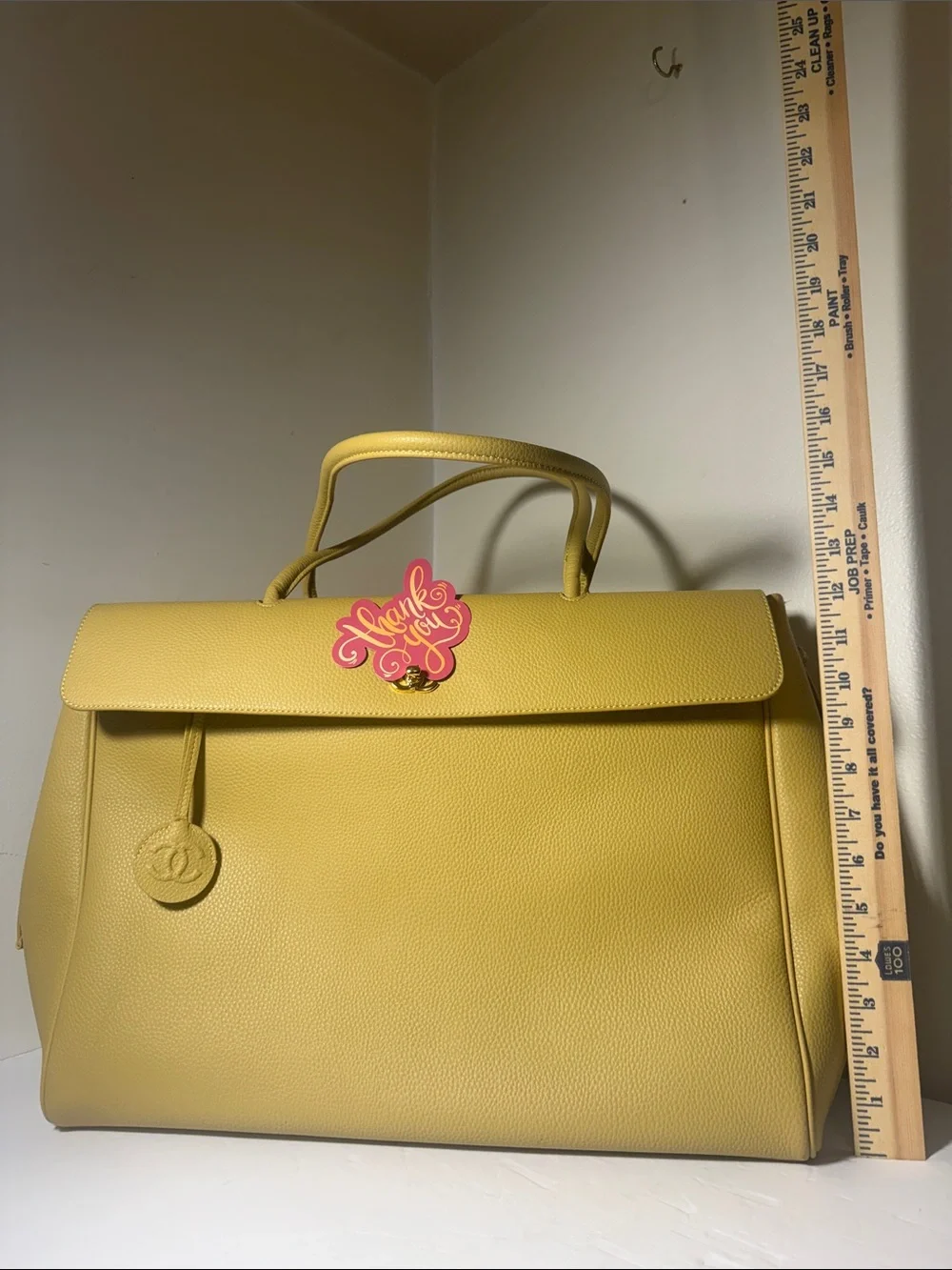 Yellow Genuine Leather Top-Handle Women’s Bag